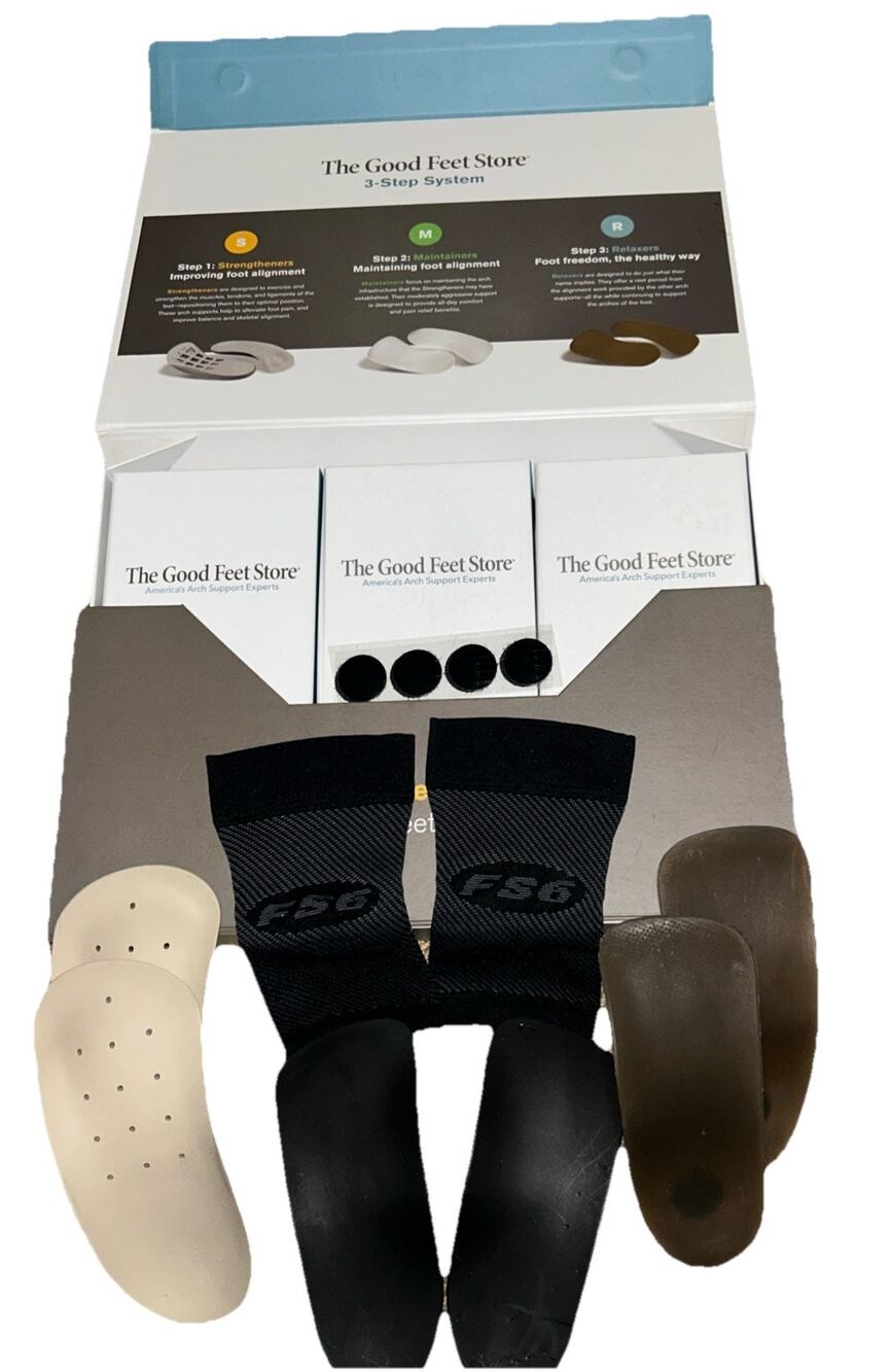 The Good Feet Store 3 Step System Strengthener W456 Maintainer 3 Relaxer 29